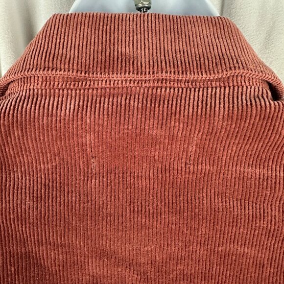 Love Tree Womens Corduroy Button-Up Jacket Rust Size Medium - Picture 3 of 7